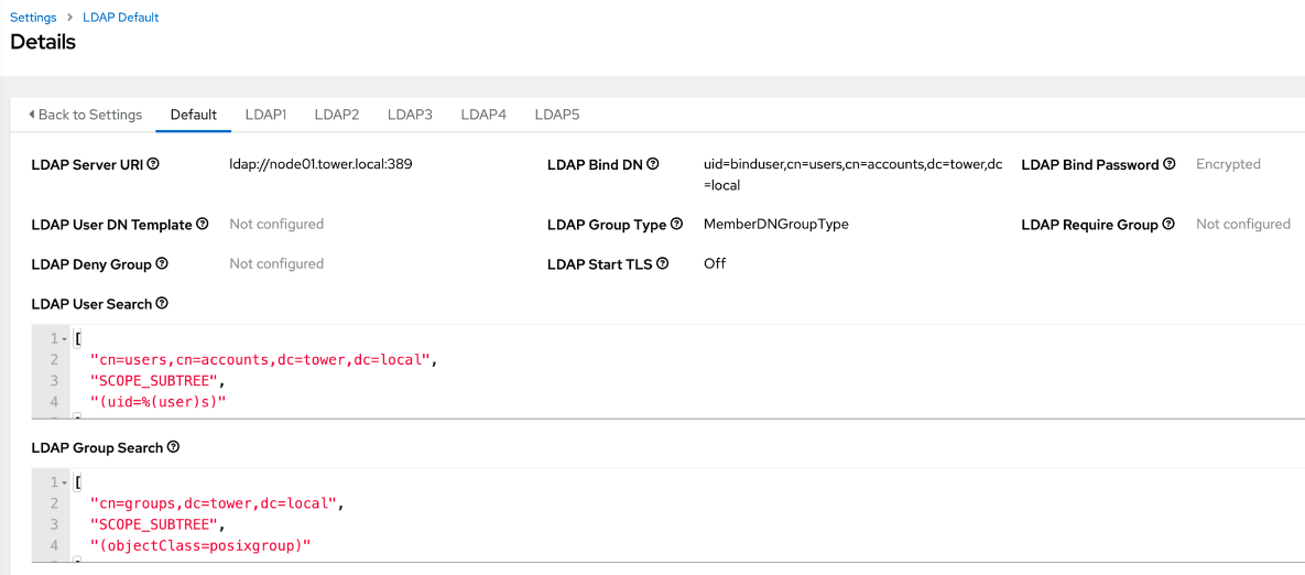 Automation Controller LDAP Authentication