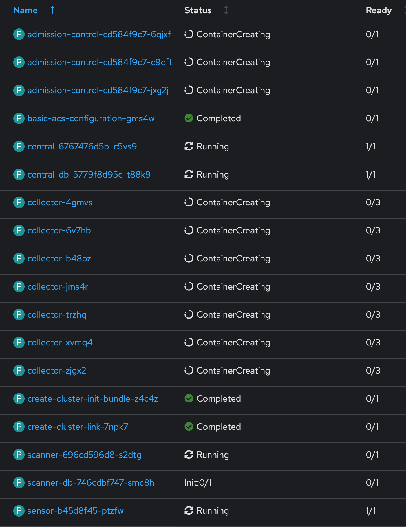 Installing Secured Cluster