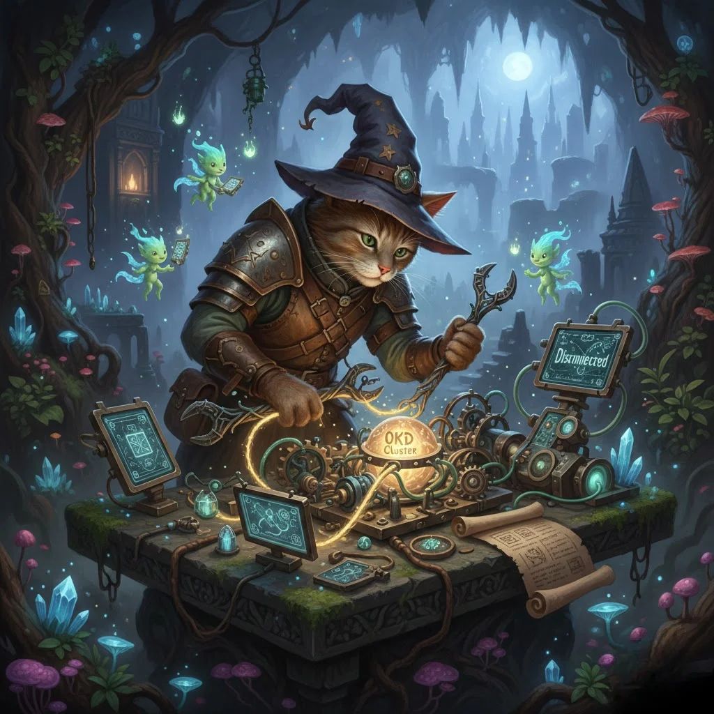 image from OKD Single node installation in a disconnected environment