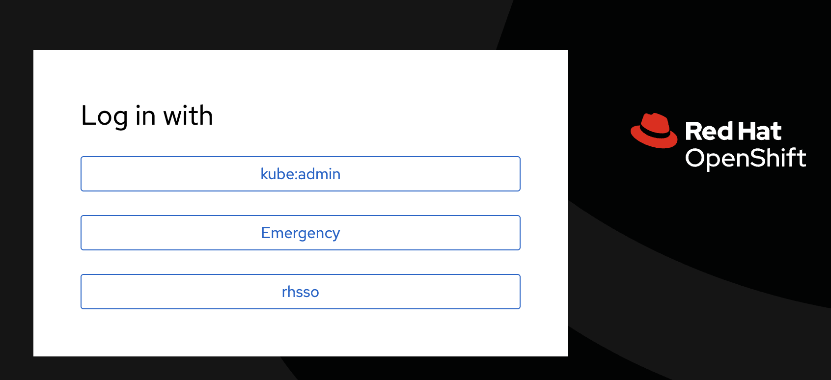 Logged out from OpenShift